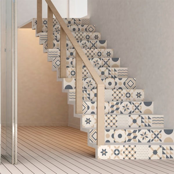 Stickers Stair Design 2 db lépcsőmatrica, 15 x 105 cm - Ambiance