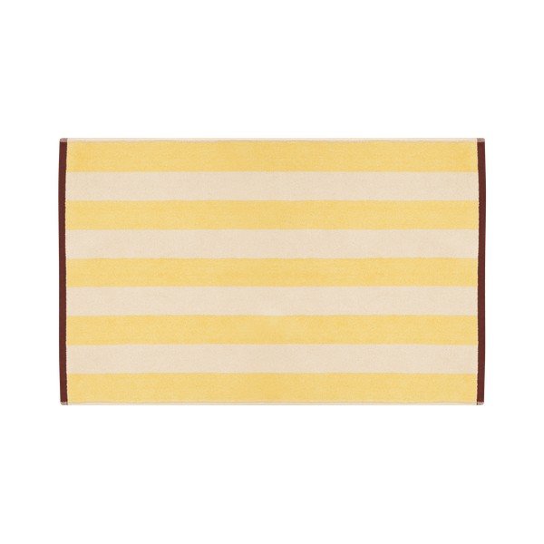 Sárga textil fürdőszobai kilépő 50x80 cm Gobo – noo.ma
