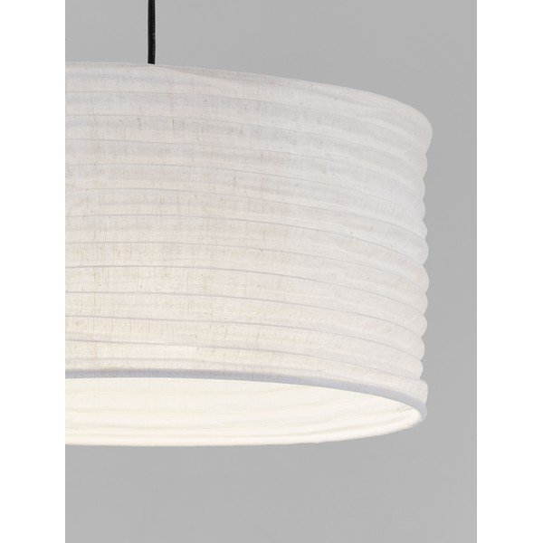 Fehér len függőlámpa ø 38 cm Linnet – Nova Luce-image-4