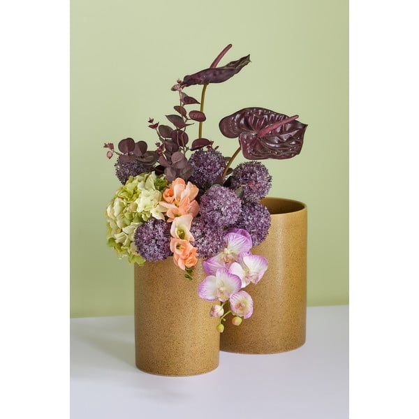 Kerámia virágcserép készlet 2 db-os ø 18 cm Edna – Hübsch-image-2