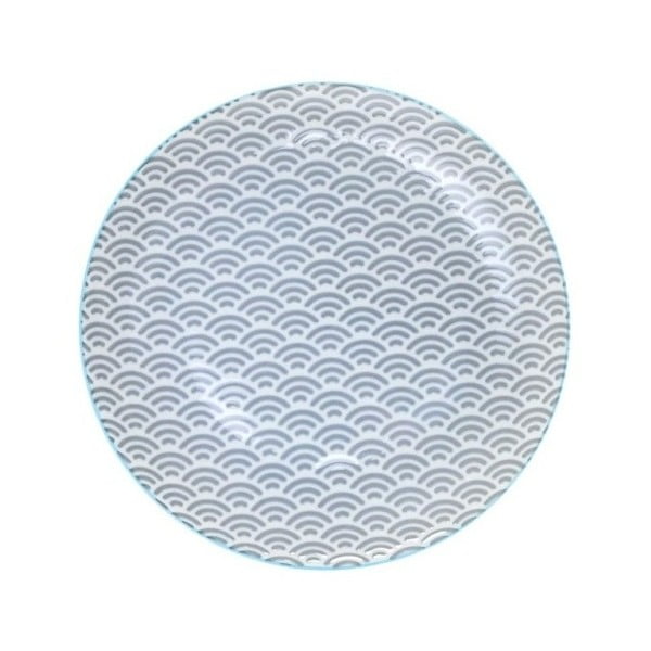 Wave szükrke porcelán tányér, ø 20,6 cm - Tokyo Design Studio