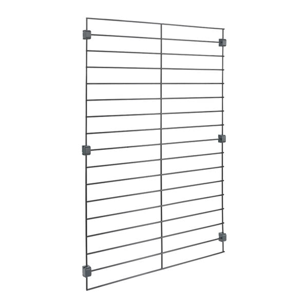 Fekete fém moduláris polcrendszer konzol Mural – Metaltex-image-2