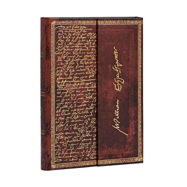 Shakespeare keményfedeles vonalas jegyzetfüzet, 10 x 14 cm - Paperblanks
