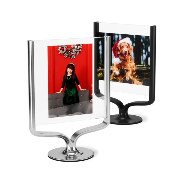 Ezüstszínű fém álló képkeret 18x25 cm Wishbone – Umbra-image-3