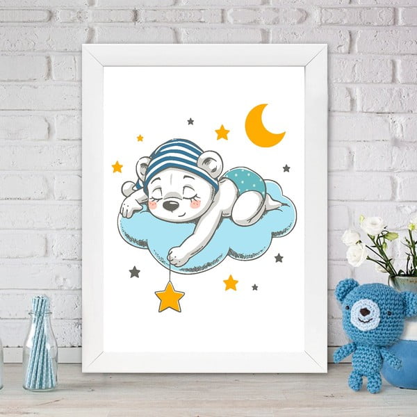 Gyerekszoba kép 24x29 cm Teddy – Wallity-image-1