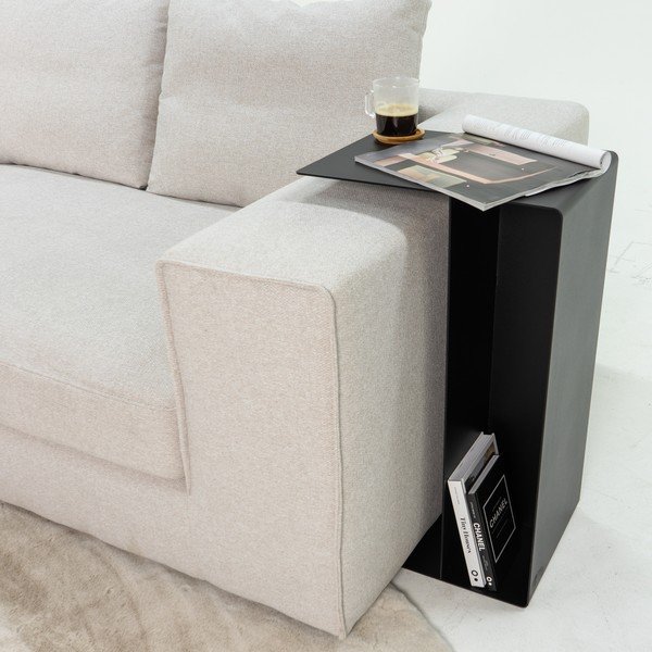 Acél tárolóasztal 40x30 cm Slide High – Spinder Design-image-1