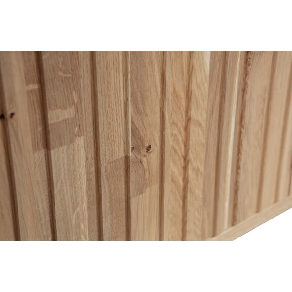 Natúr színű TV-állvány tölgyfa dekorral 150x56x44 cm Gravure – WOOOD-image-1