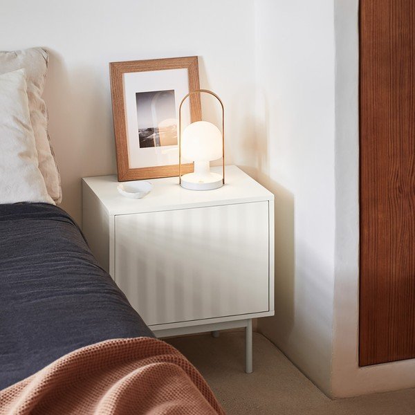Fehér matt éjjeliszekrény Sierra – Teulat-image-1