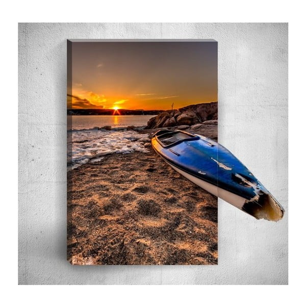 Sunset At Beach 3D fali kép, 40 x 60 cm - Mosticx