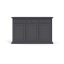 Szürke alacsony komód 144x92 cm Paris – Tvilum