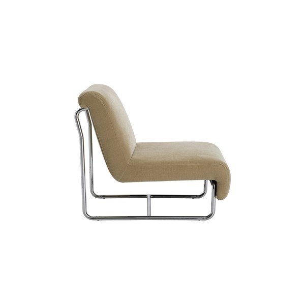 Bézs zsenília fotel Kallina – Ellos Home-image-3