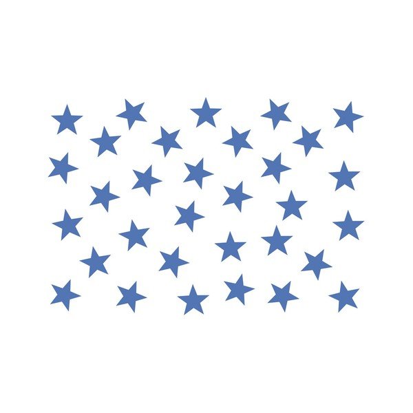 Blue Star nagyméretű tapéta, 400 x 280 cm - Artgeist