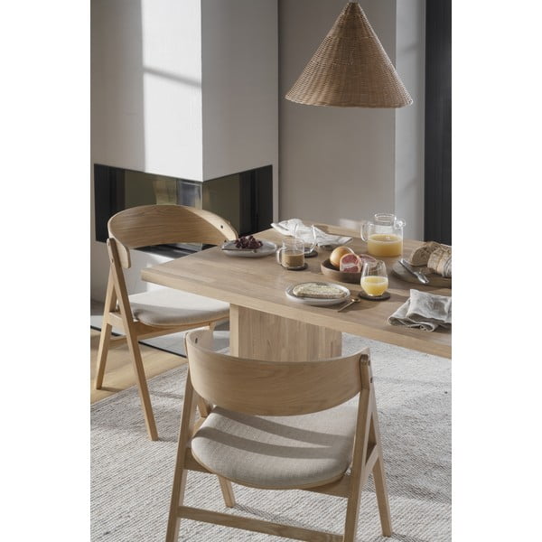 Natúr színű étkezőszék szett 2 db-os Waterton - Rowico-image-1