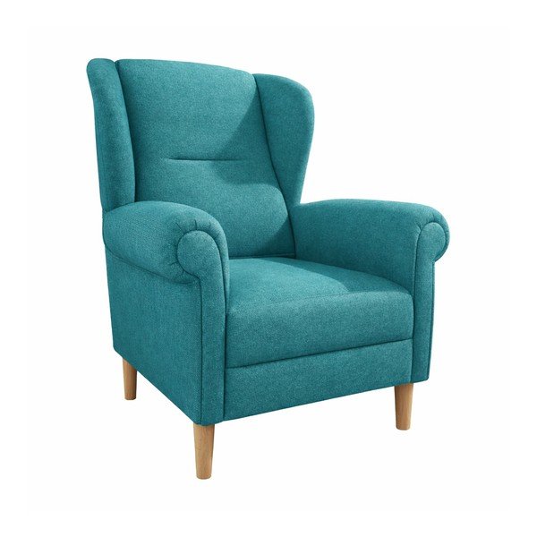 Türkiz füles fotel Swan – Ropez