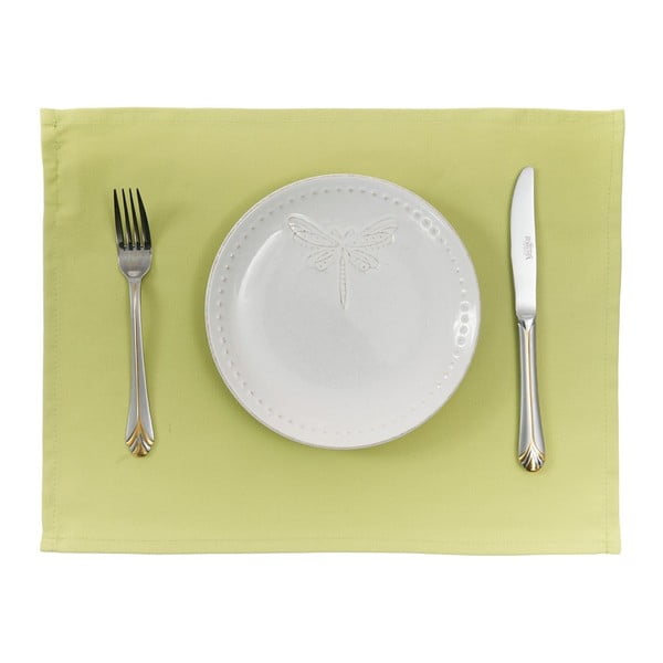 Simply Green 2 részes zöld tányéralátét szett, 33 x 45 cm - Apolena