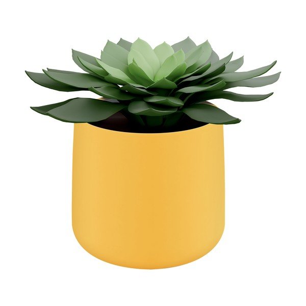 Cosy sárga kerámia kaspó - Leitz-image-2