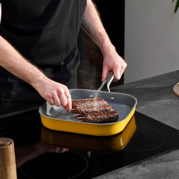 Grill serpenyő kerámia felülettel ø 28 cm Meda 3.0 – FABINI-image-2