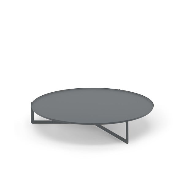 Round világosszürke dohányzóasztal, Ø 80 cm - MEME Design