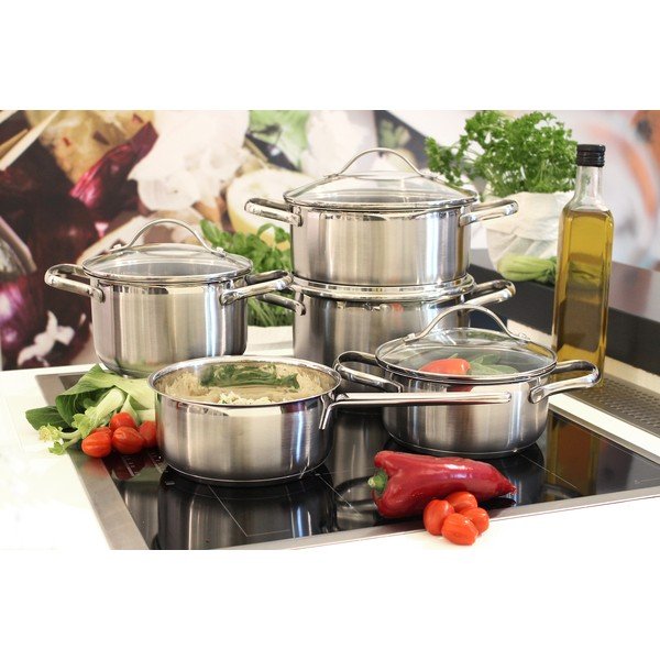 Rozsdamentes acél edény készlet 9 db-os Horizon – ELO-image-3