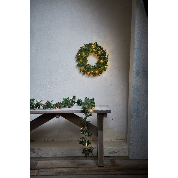 Világító koszorú Holly - Star Trading-image-3