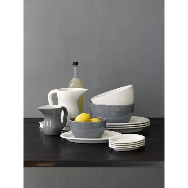 Ursula fehér agyagkerámia tálka, 22 x 13,5 cm - Kähler Design-image-1