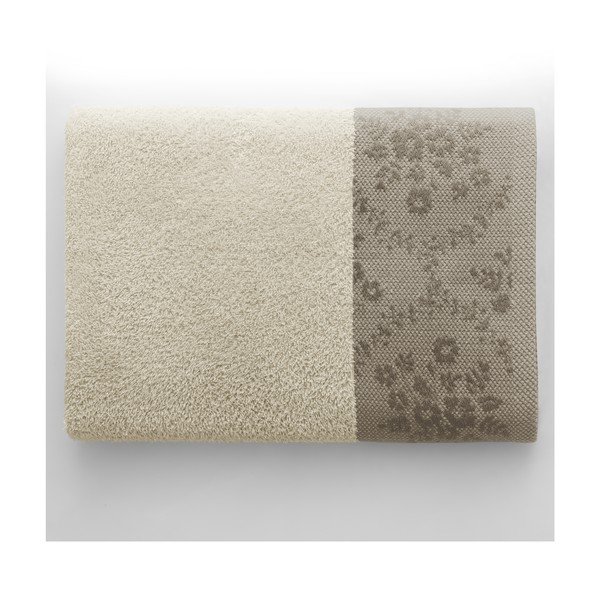 Bézs frottír pamut fürdőlepedő 70x140 cm Crea – AmeliaHome-image-3