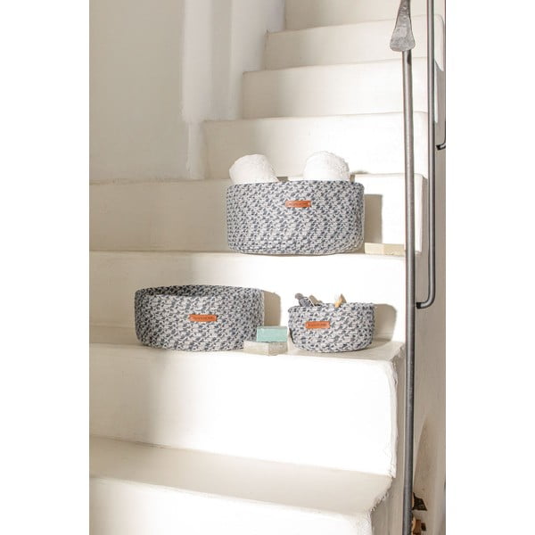 Fürdőszobai textil tárolókosár – Mioli Decor-image-2