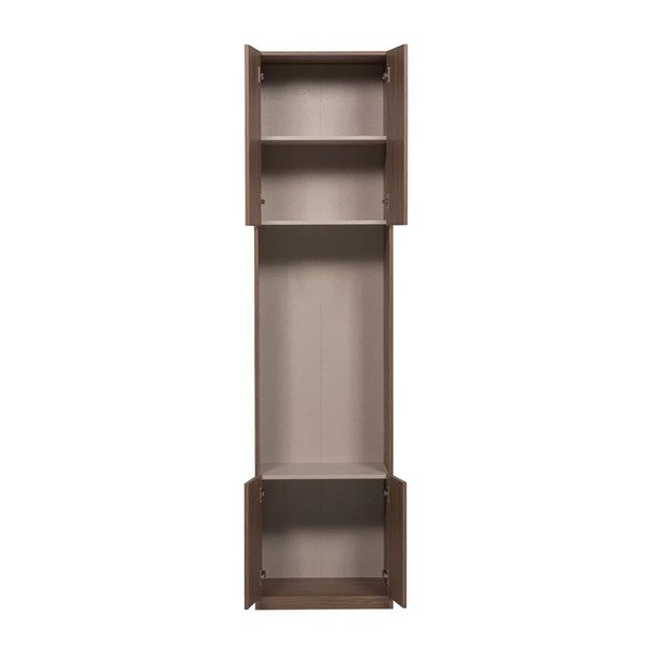 Sötét natúr színű moduláris szekrény 54x215 cm Build – WOOOD-image-3