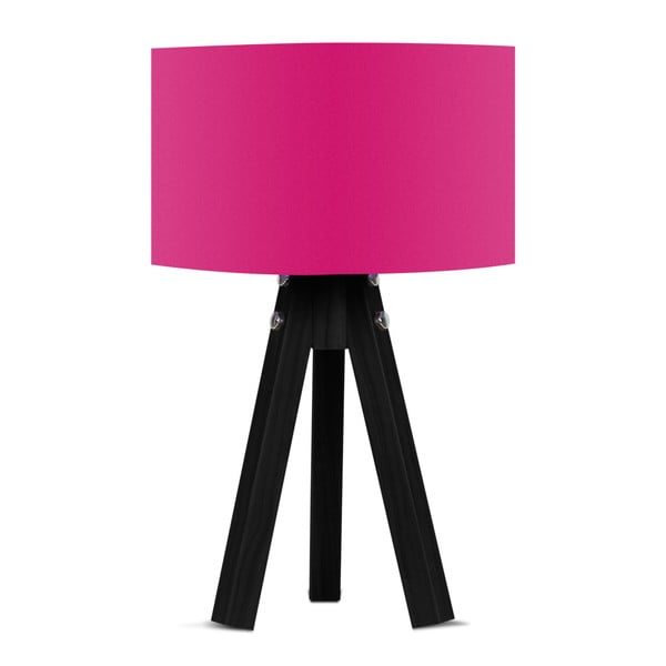 Blackie asztali lámpa rózsaszín lámpaburával - Kate Louise