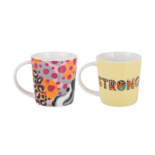 Porcelán bögre szett 2 db-os 380 ml Be Fierce – Maxwell & Williams-image-1