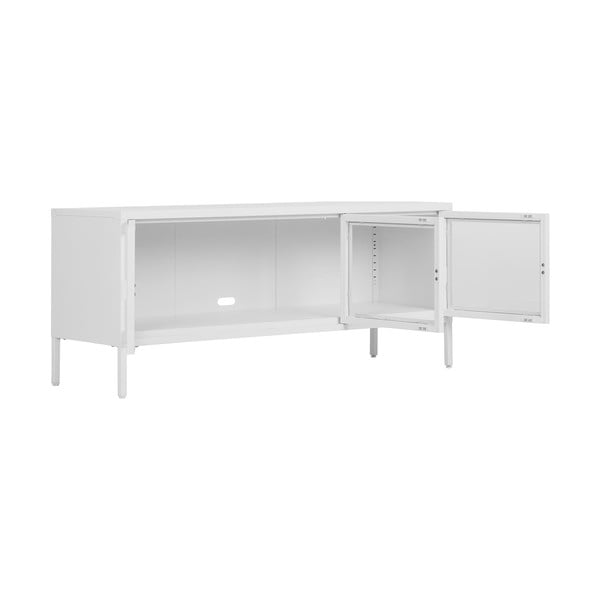 Fehér fém TV-állvány 130x55 cm Brisbane – House Nordic-image-3