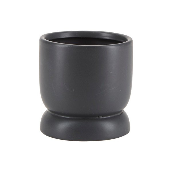 Fekete kerámia kaspó, ø 10,5 cm - Bahne & CO