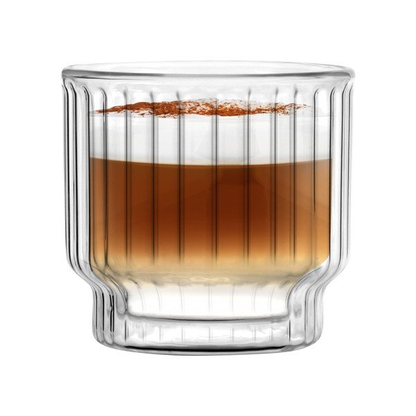 2 db-os duplafalú pohár készlet, 260 ml - Vialli Design-image-3