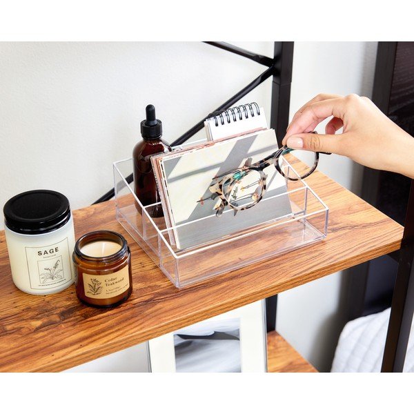 Újrahasznosított műanyag fürdőszobai rendszerező kozmetikumokhoz Nail Station – iDesign-image-1