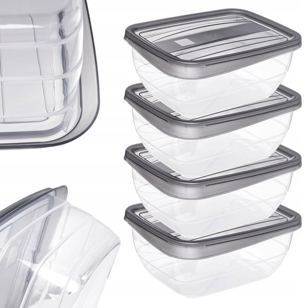 Ételtartó doboz szett 4 db-os Vedo – Curver-image-1