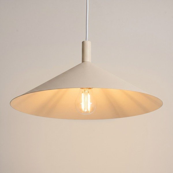 Bézs acél függőlámpa ø 40 cm Zylo – Sollux-image-2