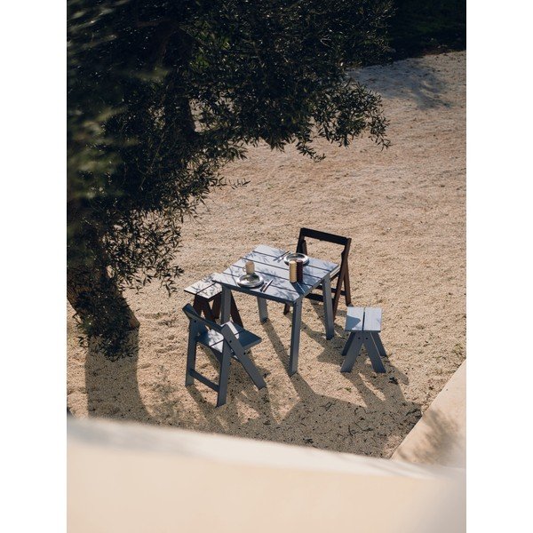 Kék tömörfa kerti szék Navo – noo.ma-image-3
