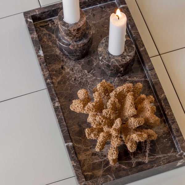 Márvány dekoratív tál 16x31 cm Marble – Mette Ditmer Denmark-image-3