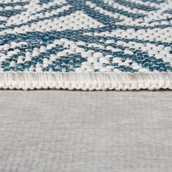 Zöld-kék kültéri-beltéri szőnyeg 200x290 cm Bella Leaf – Flair Rugs-image-4