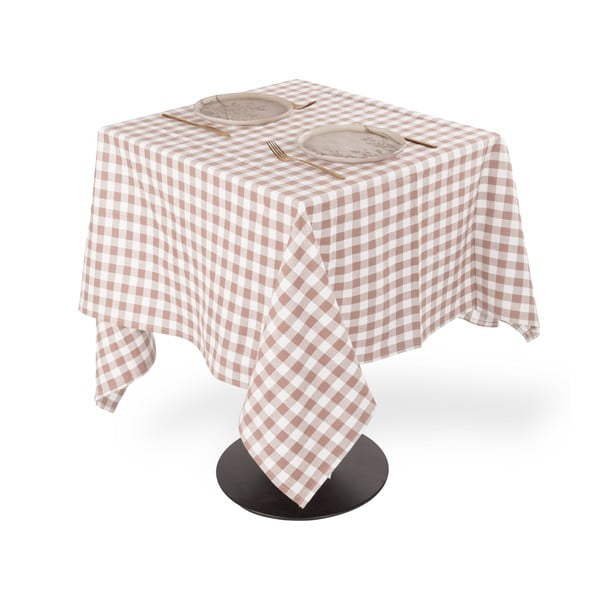 Pamut asztalterítő 150x150 cm Gingham – Tiseco Home Studio