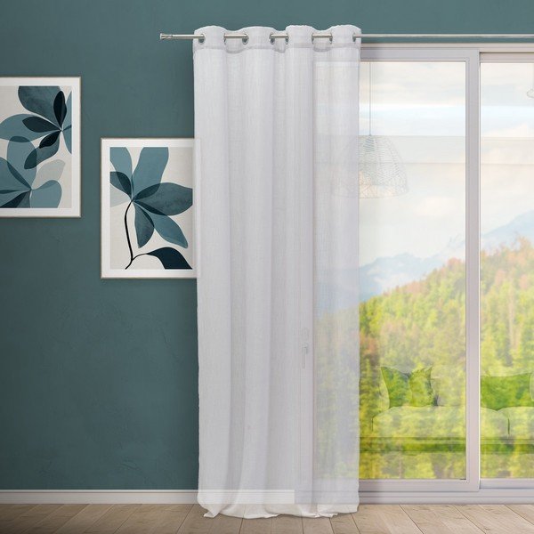 Világosszürke fényáteresztő függöny 140x260 cm Rich – Casa Selección-image-1