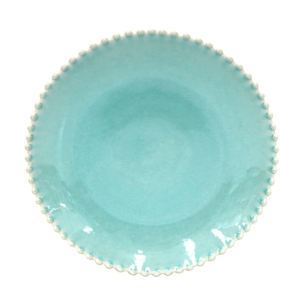 Pearlaqua türkiz agyagkerámia tányér, ⌀ 28 cm - Costa Nova