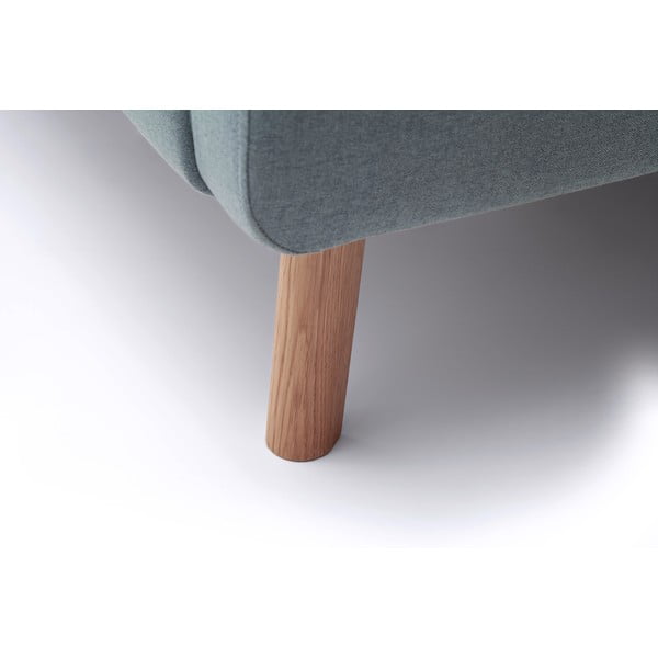 Szürkéskék kárpitozott ágyneműtartós franciaágy ágyráccsal 140x200 cm Mattis – Meise Möbel-image-3