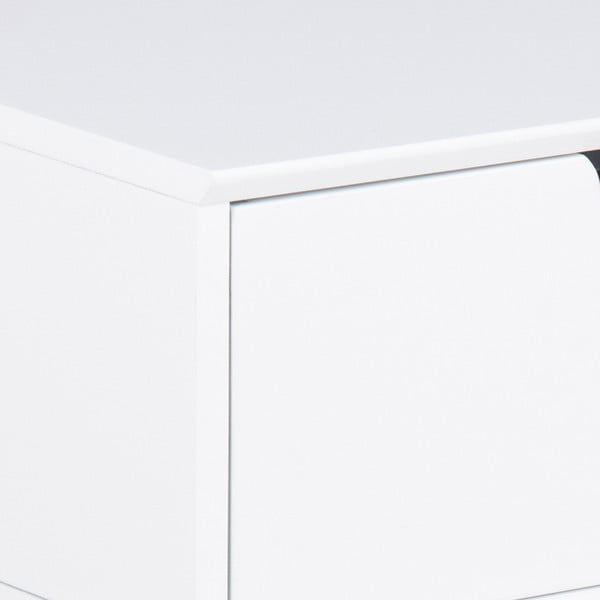 Mitra fehér éjjeliszekrény - Actona-image-4