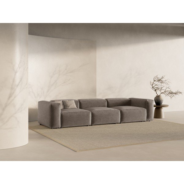 Barna kanapé 364 cm Bergamo – Cosmopolitan Design-image-1
