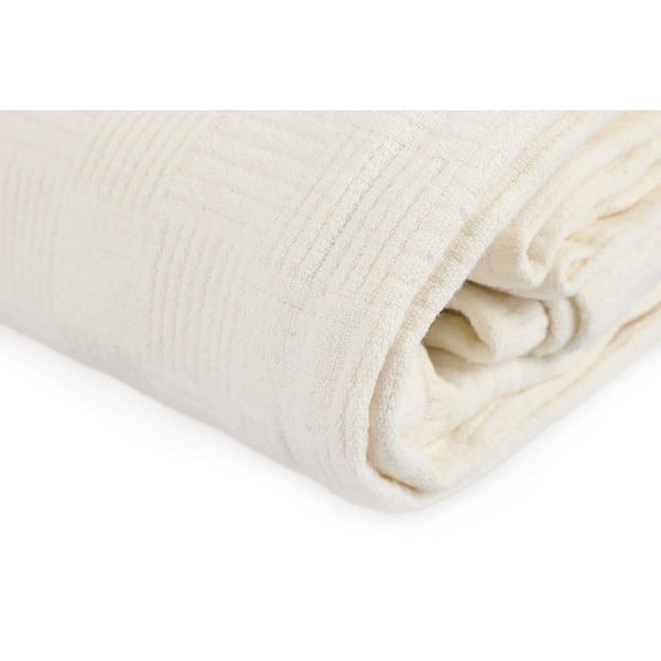 Pique Cream könnyű pamut ágytakaró, 200 x 240 cm-image-2