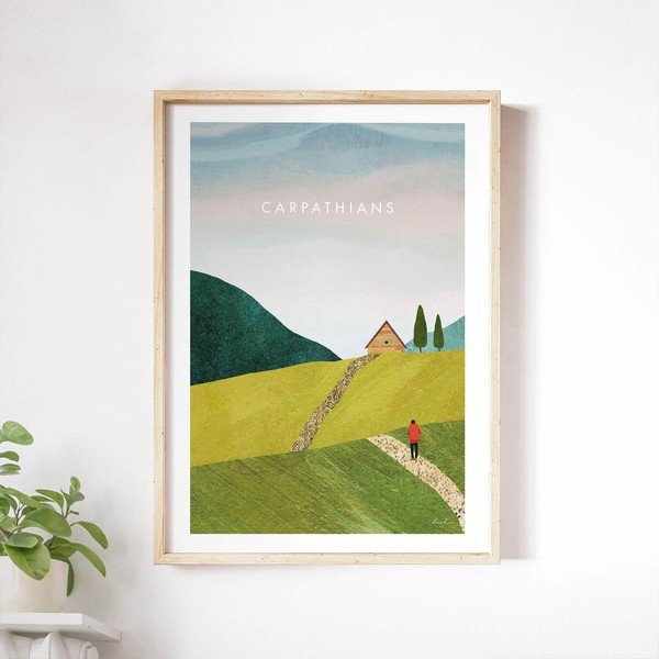 Poszter 50x70 cm Carpathians – Travelposter-image-1