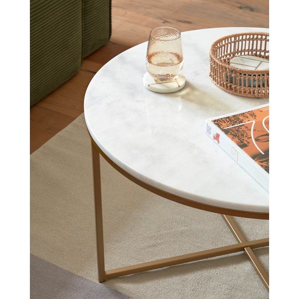 Shefield dohányzóasztal, ø 80 cm - Kave Home-image-2