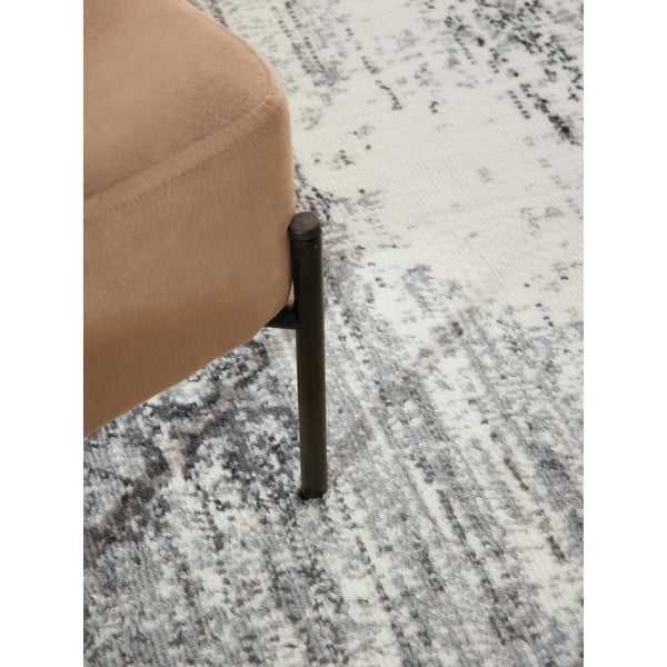 Szürke-krémszínű kerek szőnyeg ø 120 cm Gloria Lydia – Hanse Home-image-3