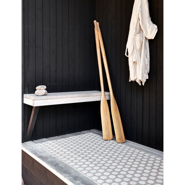 Bézs-krémszínű kültéri-beltéri futószőnyeg 70x250 cm Noa Beige Vanilla – Pappelina-image-3